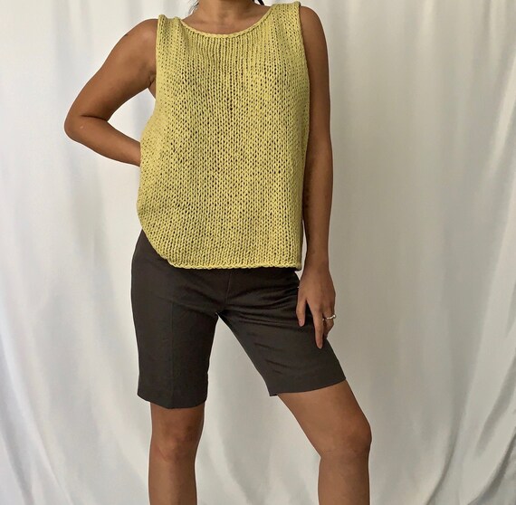 Vintage Woven Knit Vest