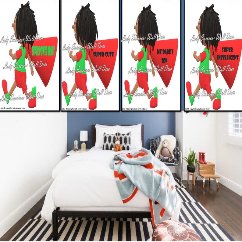 Wall Decor For Boys Room Kids Framed Unframed Gifts Wall Decor Nursery Cute Cartoon Framed Artwork Children S Playroom Wall Decor