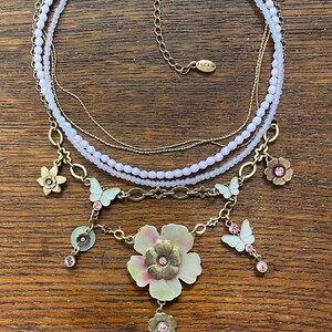 Rare, Vintage, Danish, 'PILGRIM', Multi Stranded, Gold Plated