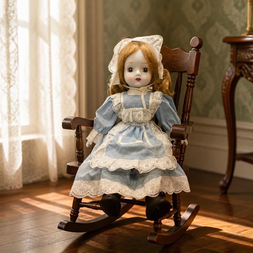 Porcelain Doll Blue Dress - Etsy
