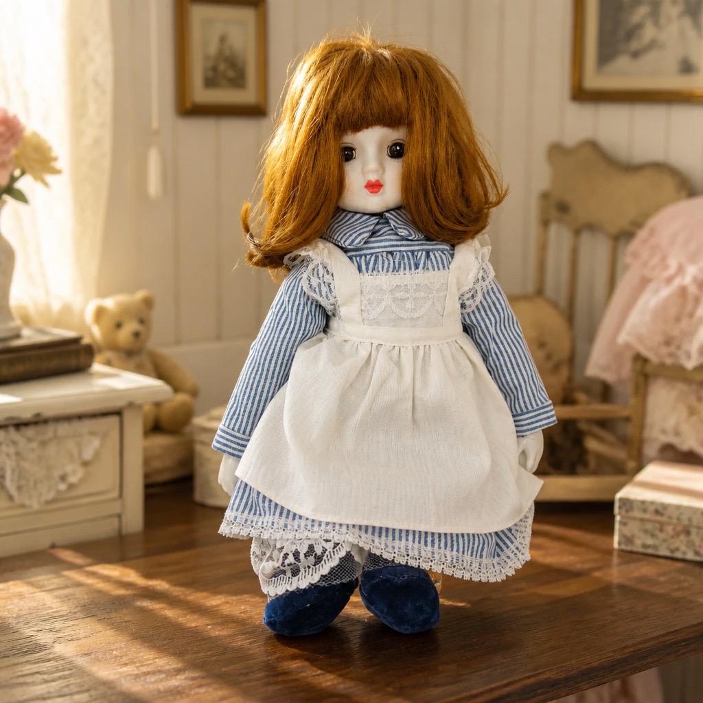 Porcelain Doll Blue Dress - Etsy