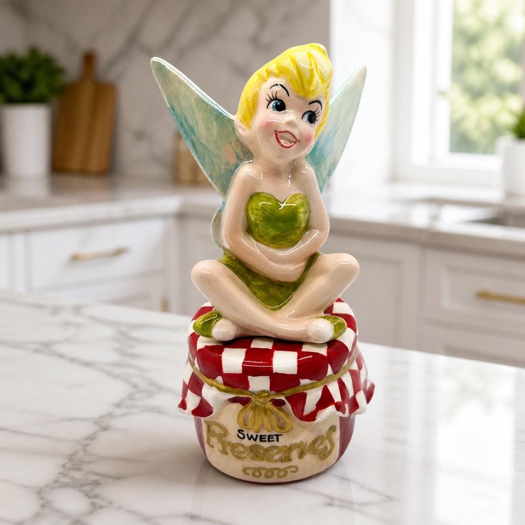 Tinker Bell Cookie Jar - Etsy