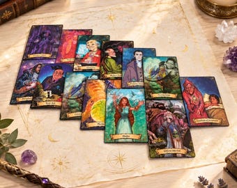 Vintage Harry Potter Chocolate Frog Lenticular Collectible Cards (Set of 16) – Early 2000s Wizarding World Memorabilia