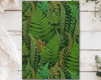 Forest Hardcover Journal (Matte laminated cover, 150 lined pages with perforations for easy removal)