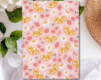 Joyful Spring Hardcover Journal (Matte laminated cover, 150 lined pages with perforations for easy removal)