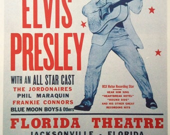 Elvis Presley Poster Etsy
