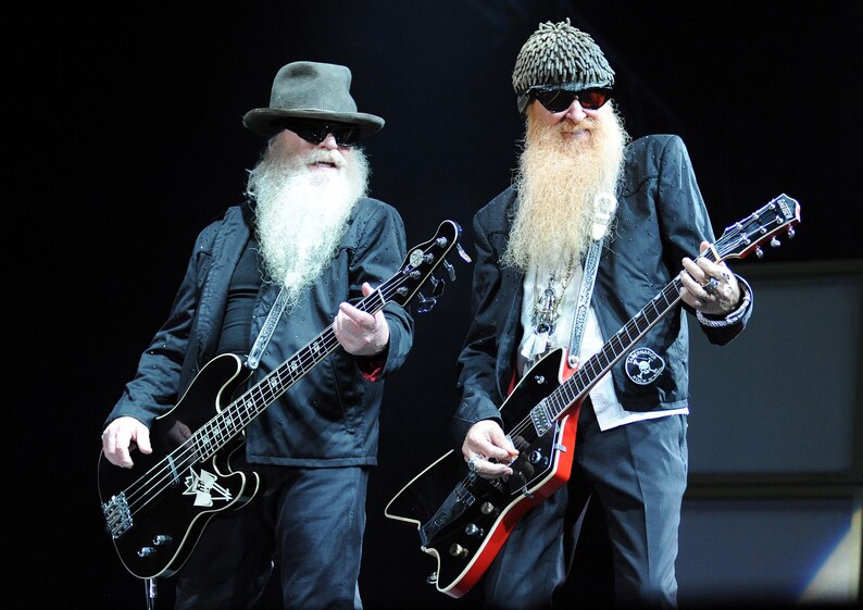 Reproduction ZZ Top Home Wall Art Etsy