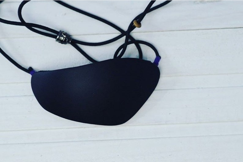 Eyepatch black matt blindfold comfortable eye patch pirate Etsy