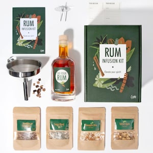 Rum Infusion Kit | Create Bold, Flavorful Cocktails with Our DIY Infusion Set | Great for Rum Lovers at Home