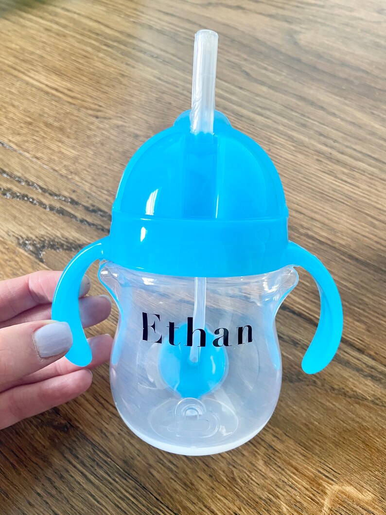 Personalized Munchkin Weighted Straw Cup With Handles Etsy