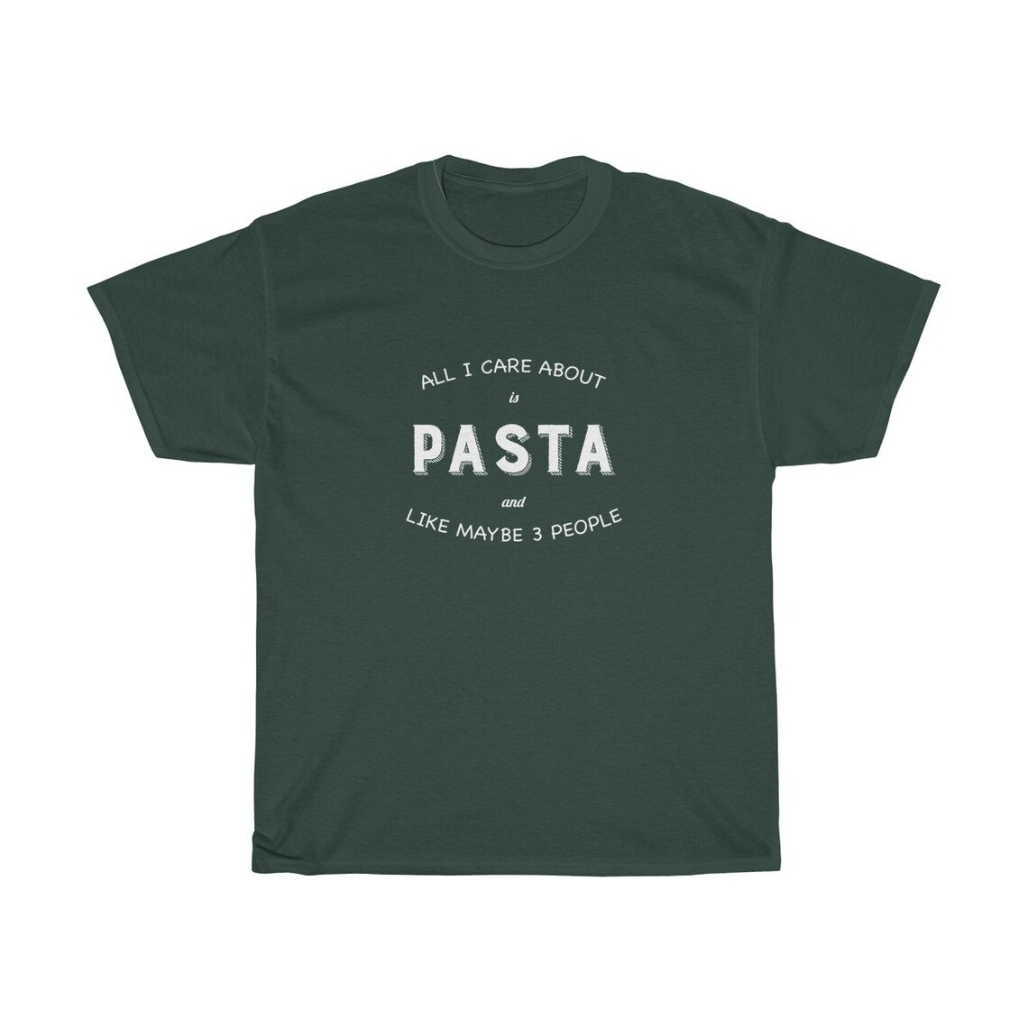 All I Care About Is Pasta Shirt Funny Pasta Tshirt Etsy