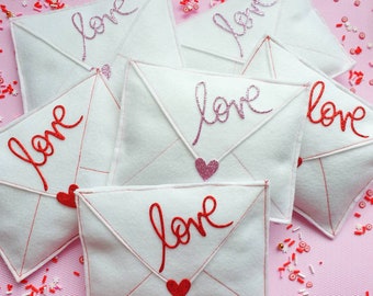 Felt love letters