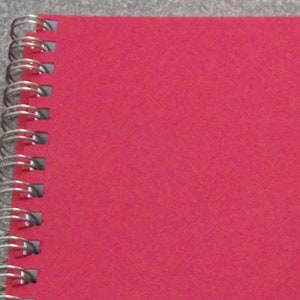 Patriotisk röd linjerad journal / anteckningsbok / anteckningsbok / silverfärgad wire-O-bindning / 13,5 x 21,5 cm / skrivbordstillbehör / praktisk / present / söt / rolig!!!