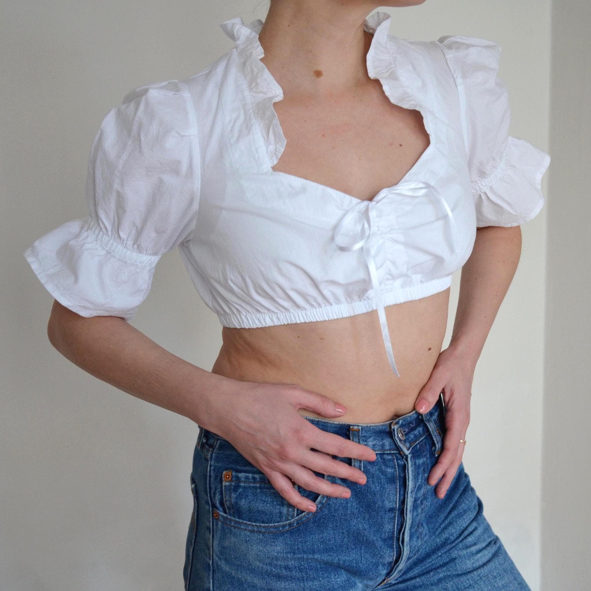 Blusas Cortas Blusa Campesina Moderna Juveniles Elegantes Blusas