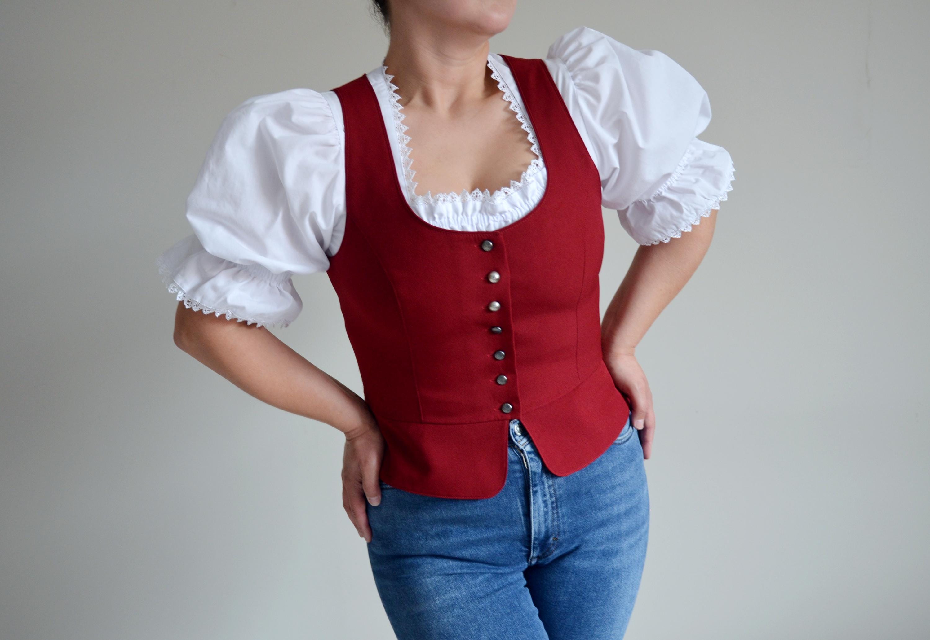 Abbigliamento Medievale Vintage Corsetto Rinascimentale SCARLET DARKNESS - Stampa Floreale Vintage Nero Corsetto Elegante Per Feste A Tema - 4