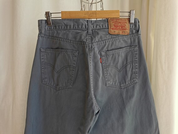 Vintage 90 s Levi s 521 Gray Jeans Levi Strauss Gray Denim Pants