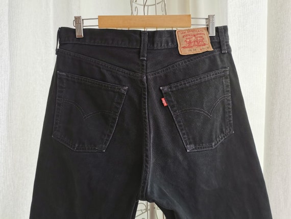 Buy Vintage 90s Levi's 522 Black Jeans Levi Strauss High Online in India -