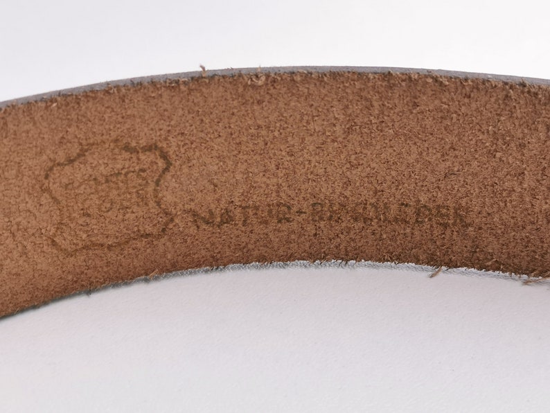 Nude Belt Tooled Beige Leather Belt Real Leather Belt Genuine Leather Belt Women/'s High Waist Belt Vintage 90/'s Stamped Leather Belt
