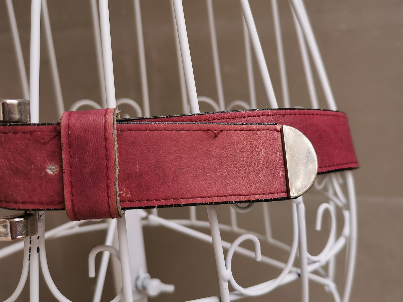 Matiste Pink Leather Belt NS1 main image 1