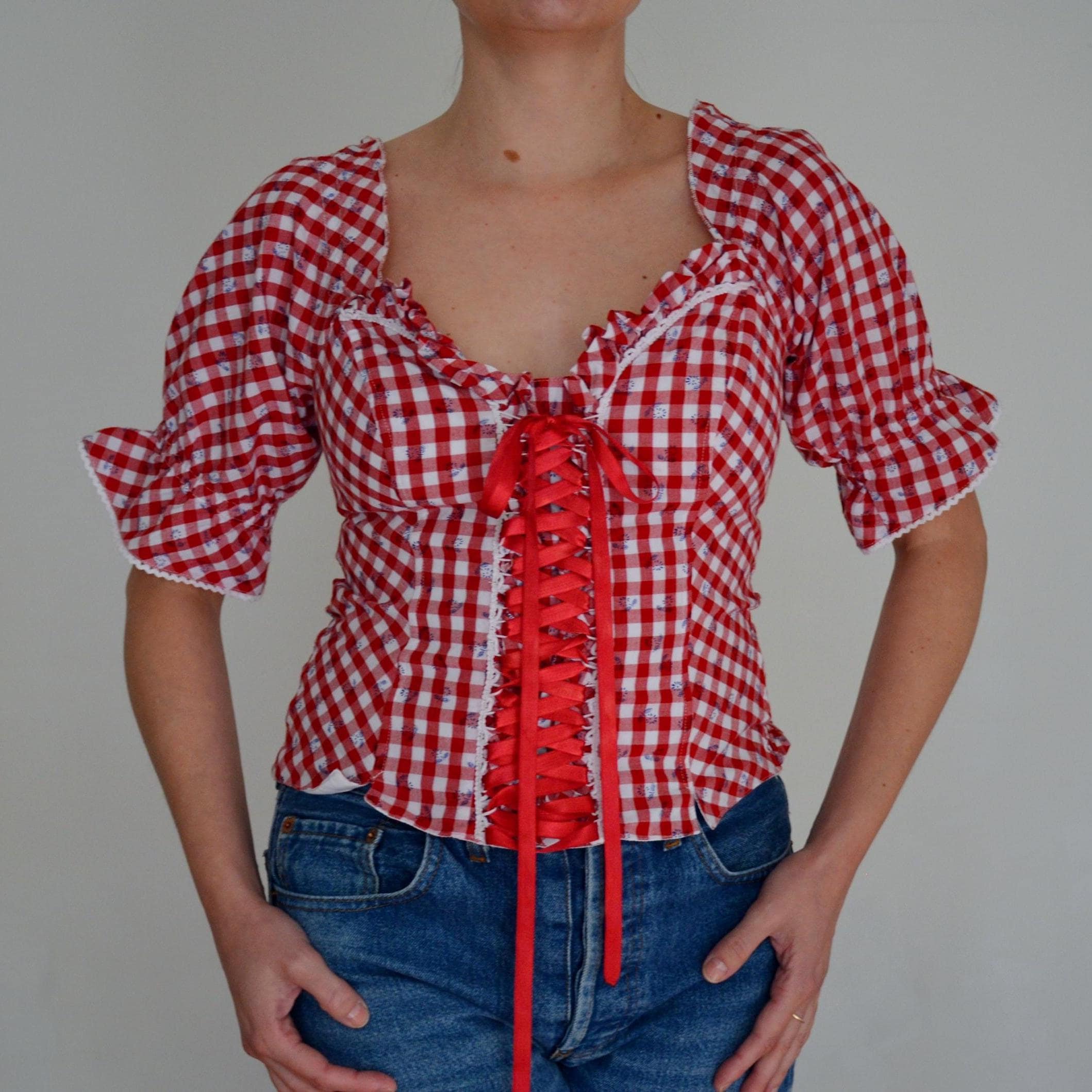Chemisier noir vintage à franges avec perles, conchos et franges - France