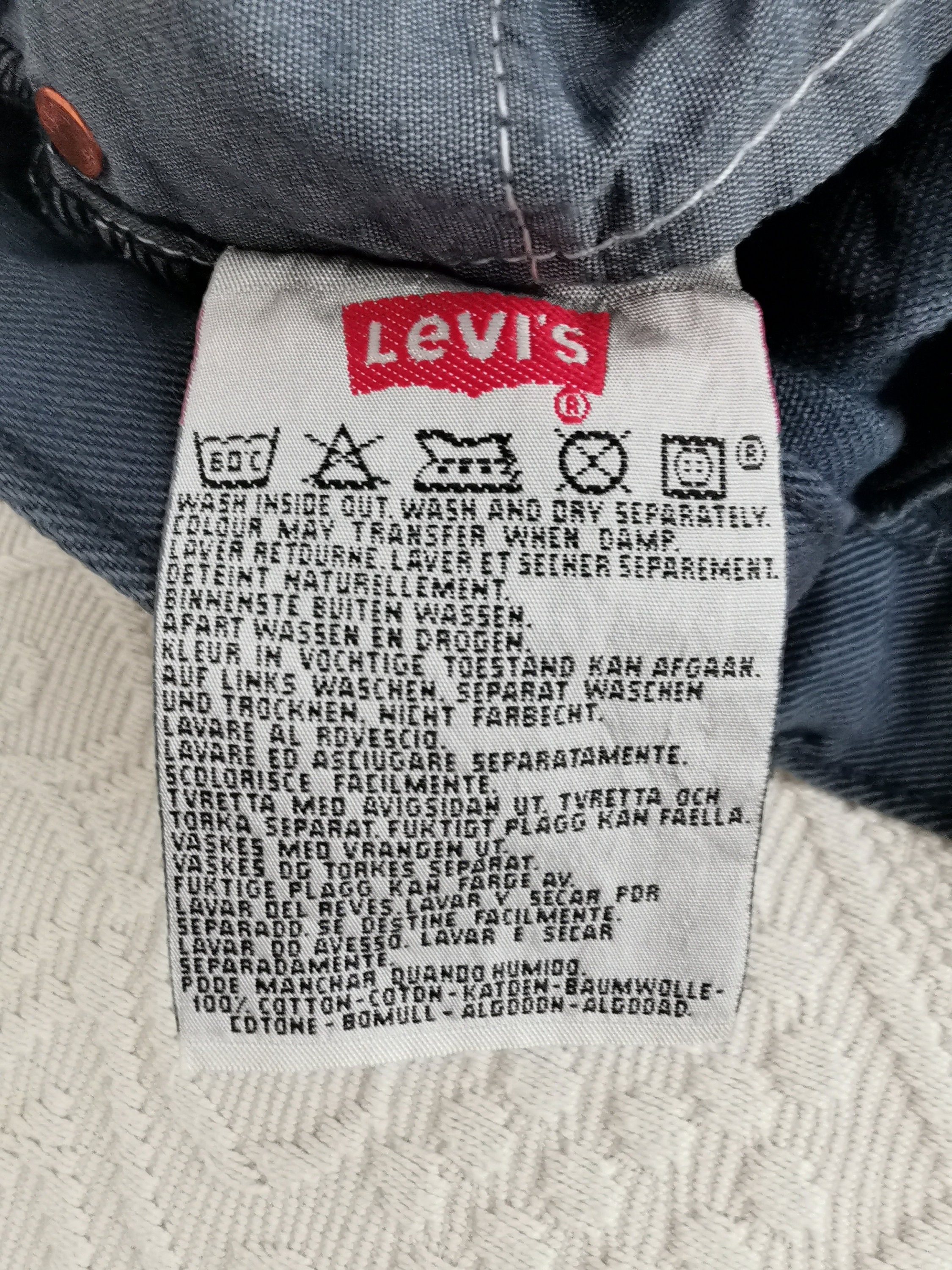 Vintage 90's Levi's Gray Jeans High Waist Levi | Etsy