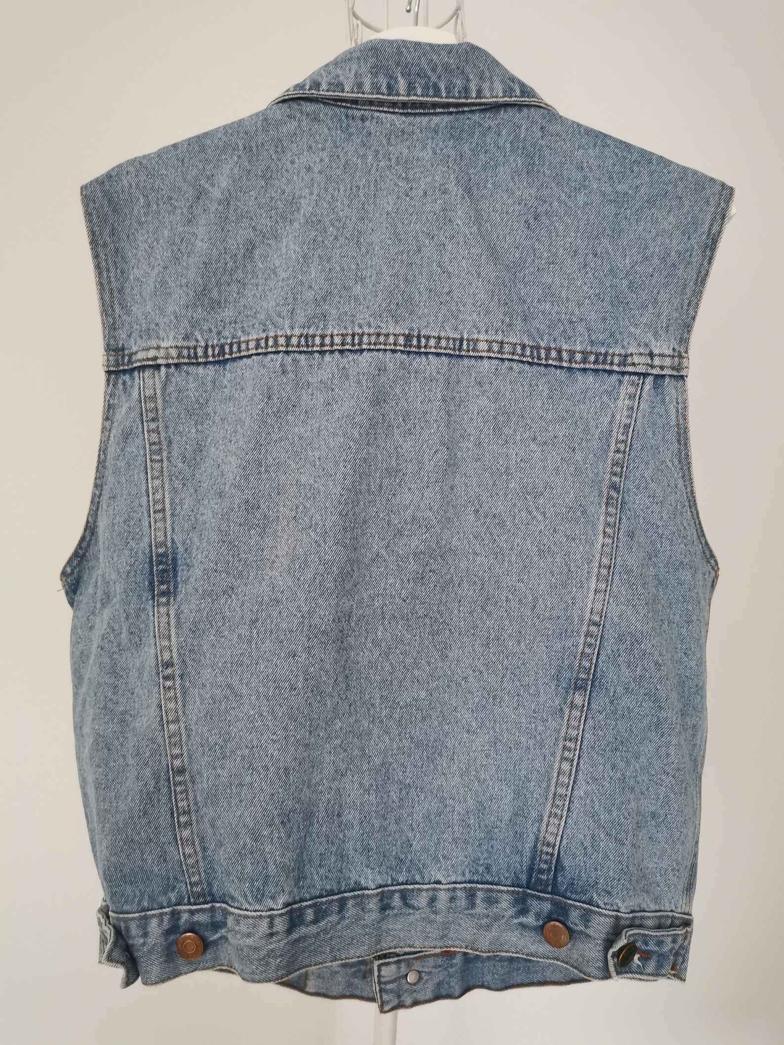 Vintage 90's Light Blue Denim Vest Men's Jean Vest | Etsy