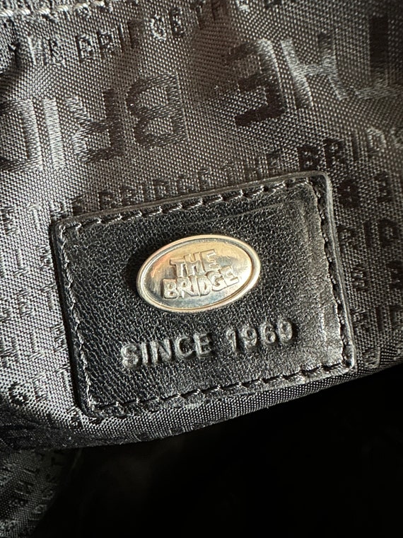 Vintage the Bridge Leather Bag, Logo Print Genuine Leather, Women's Shoulder/wrist Bag, Designer Bag, Vintage Top Handle Bag, Zipped Top Bag - Etsy Vintage the Bridge Leather Bag, Logo Print Genuine Leather, Women's Shoulder/wrist Bag, Designer Bag, Vintage Top Handle Bag, Zipped Top Bag - Etsy