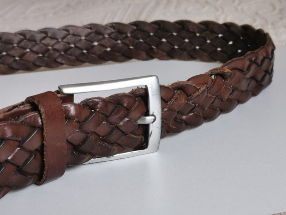 さらに100円引き◆MISCHIEF◆BRAIDED LEATHER BELT A291FW24_BRAIDED_BELT_0010_gra
