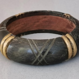 Bracelet Fantaisie En Bois - Vintage, Neuf Avec étiquettes, Style Naturel Et Léger