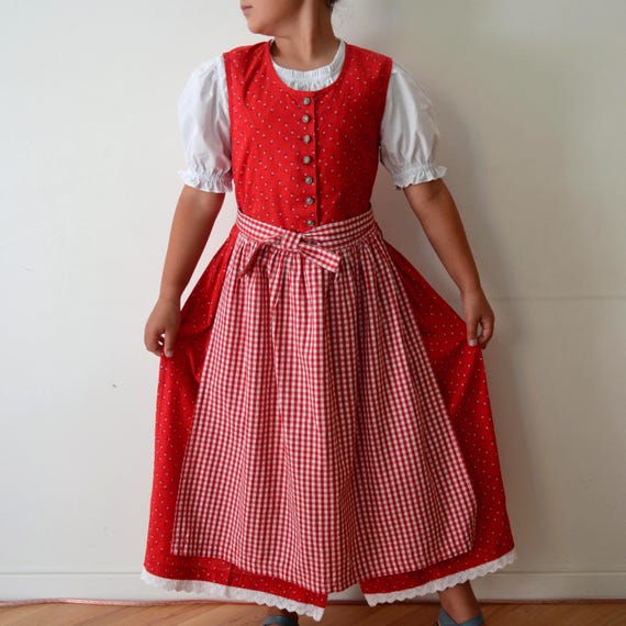 chinese dress ladies Bavaria Trachten Dirndl Dresses Women Traditional German Oktoberfest Costumes Women - Authentic Dirndl - Oktoberfest Outfits Women