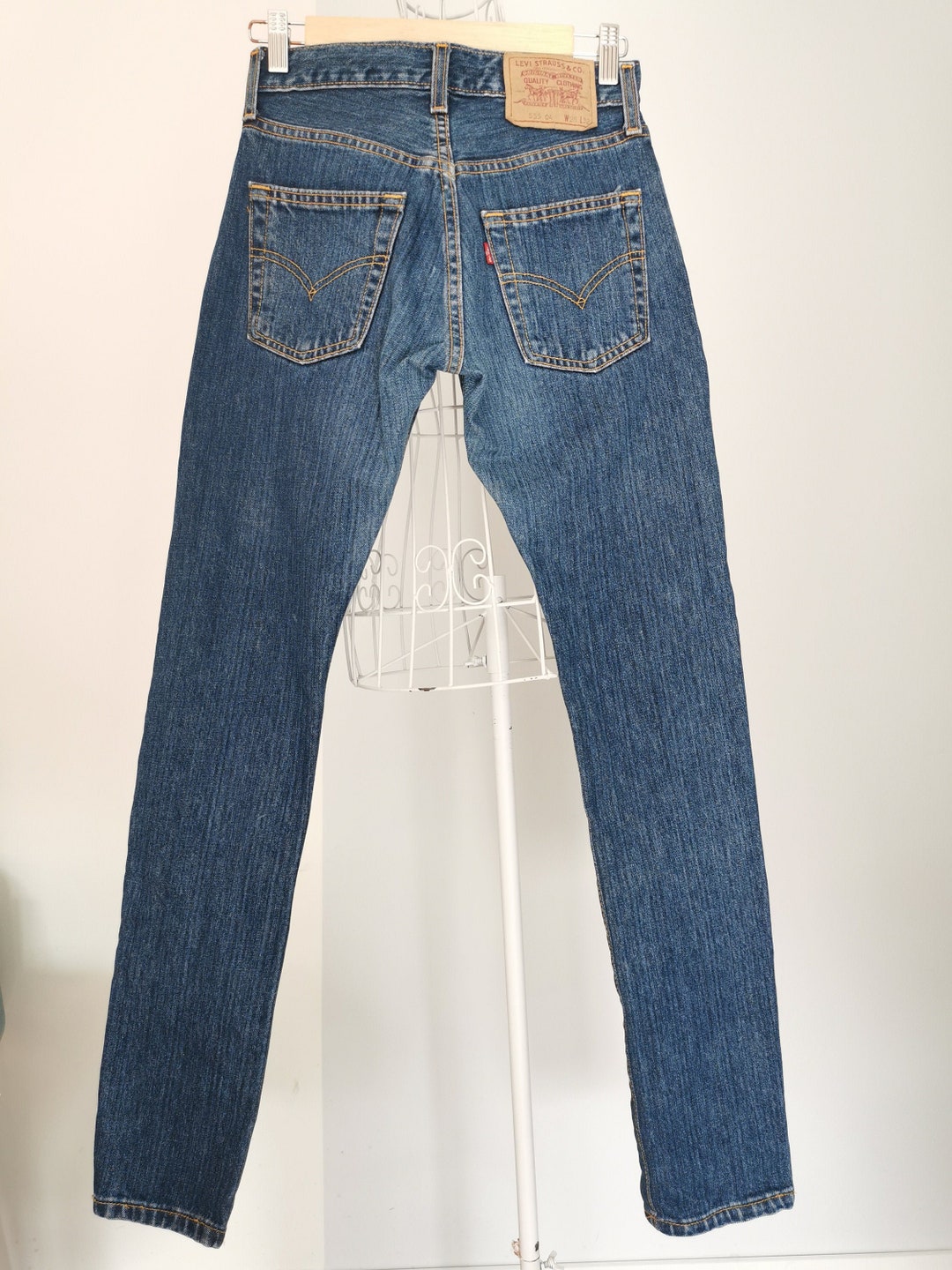 Vintage 90's Levi's 555 Blue Jeans, Medium to Dark Wash, Women's Levi's ...