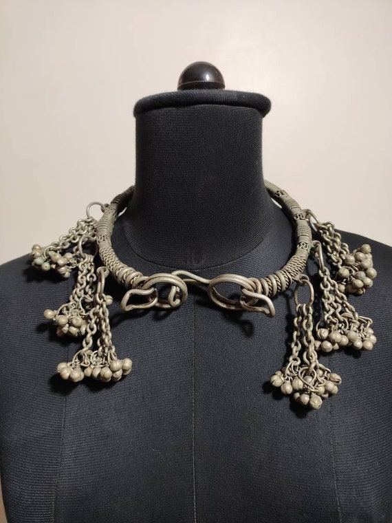 Vintage Banjara, Belly Dance Jewelry Necklace Trib