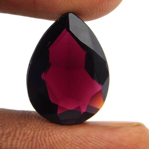 Natural Garnet Pear Cut Lot Loose Gemstone, 15x20 MM Faceted Garnet Stone, Handmade Garnet Pear For Jewelry Making Stone 15 Cts P-2270