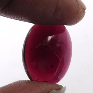 13X18 MM Natural Garnet Oval Cab Loose Gemstone, 1 Pieces 14.50 Carat Garnet Ring Pendant Size Jewellry Making Stone P-1823