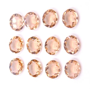 10x12 MM Morganite Oval Cut Loose Gemstone, Lab Created Morganite Stone,Faceted Handmade Morganite Oval Cut For Jewellry Making Stone P-3007