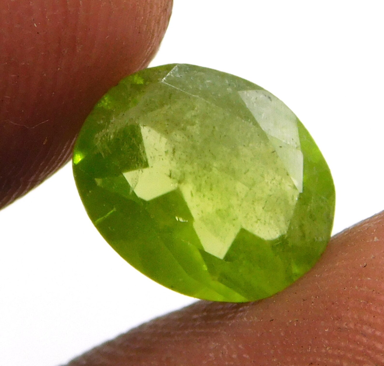 10X12 MM Oval Natural Peridot Cut Loose Gemstone 1 Pieces Etsy