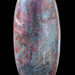 Lingam de cristal de apatita rubí grande: Piedra curativa de Reiki (355 mm) imagen 6