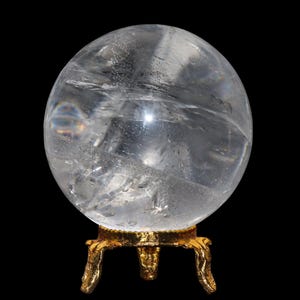 Esfera de Quartzo Cristal Reiki: Pedra para Meditação Espiritual (60 mm) imagem 8