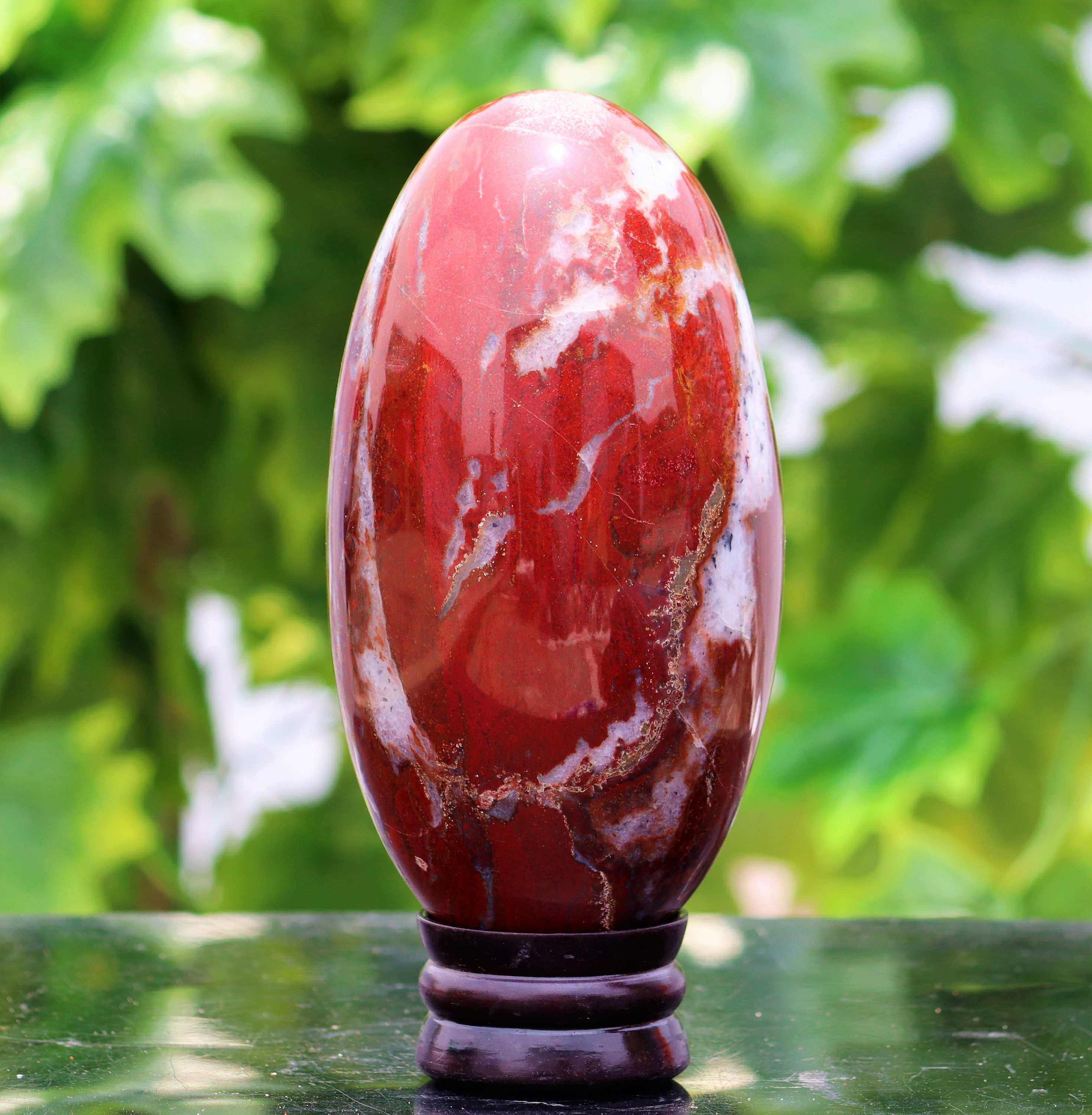 A Wunderschöner großer 180MM X 95MM Natürlicher Roter Jaspis | Etsy