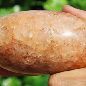 Gorgeous A 95MM Natural Golden Quartz Golden Healer Quartz Healing Metaphysical Power Aura Spirit Stone Lingam image 2