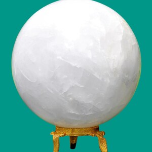 大きな白翡翠球（65mm）：ヒーリングクリスタル、瞑想ツール - Etsy 日本