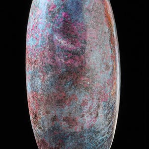 Lingam de cristal de apatita rubí grande: Piedra curativa de Reiki (355 mm) imagen 5