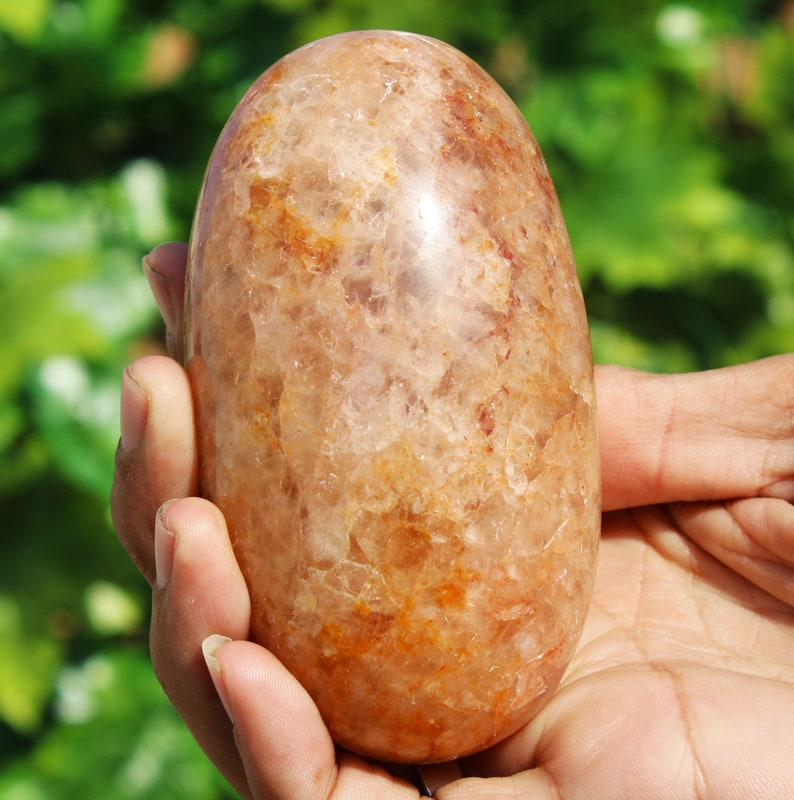 Gorgeous A 95MM Natural Golden Quartz Golden Healer Quartz Healing Metaphysical Power Aura Spirit Stone Lingam image 10