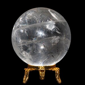 Esfera de Quartzo Cristal Reiki: Pedra para Meditação Espiritual (60 mm) imagem 6