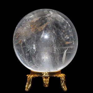 Esfera de Quartzo Cristal Reiki: Pedra para Meditação Espiritual (60 mm) imagem 10