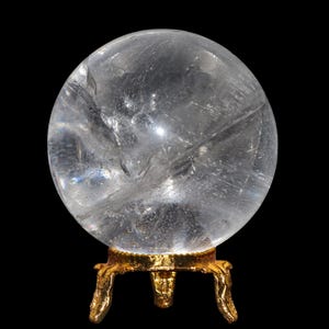 Esfera de Quartzo Cristal Reiki: Pedra para Meditação Espiritual (60 mm) imagem 7