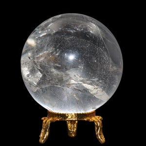 Esfera de Quartzo Cristal Reiki: Pedra para Meditação Espiritual (60 mm) imagem 9