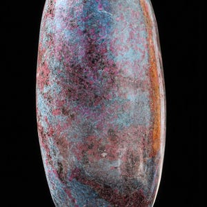 Lingam de cristal de apatita rubí grande: Piedra curativa de Reiki (355 mm) imagen 1