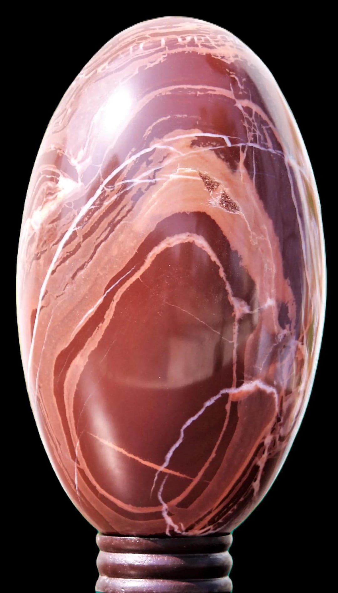 Large Red Petrified Wood Stone: Reiki Charged Healing Crystal (235MM ...