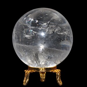 Esfera de Quartzo Cristal Reiki: Pedra para Meditação Espiritual (60 mm) imagem 3